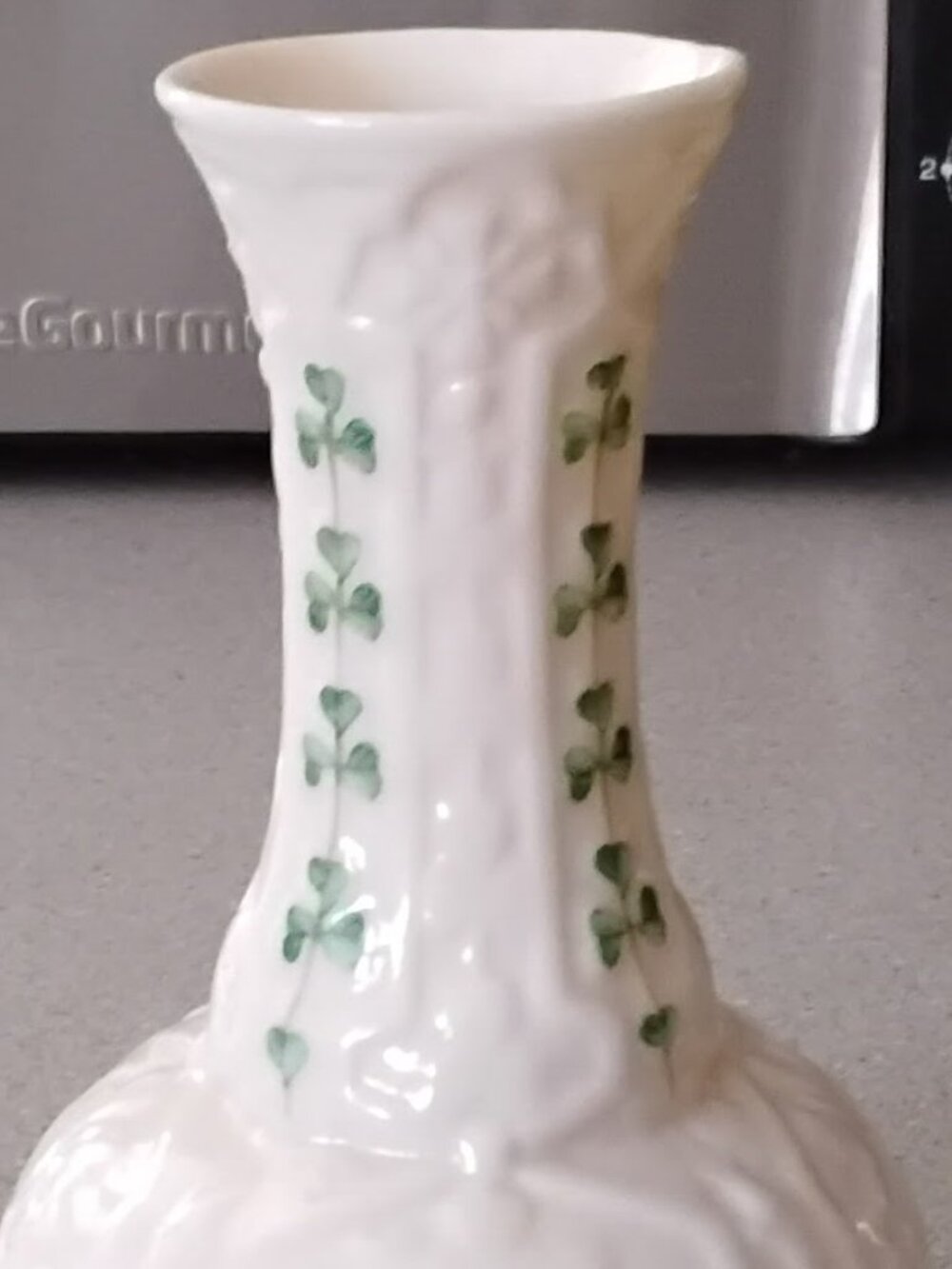 Vintage Belleek Ireland Porcelain Bud Vase